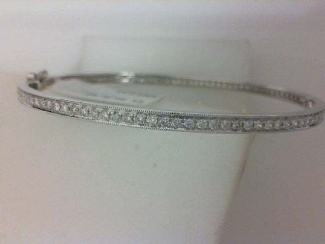 14KT .92CTTW 94RD DIA BANGLE