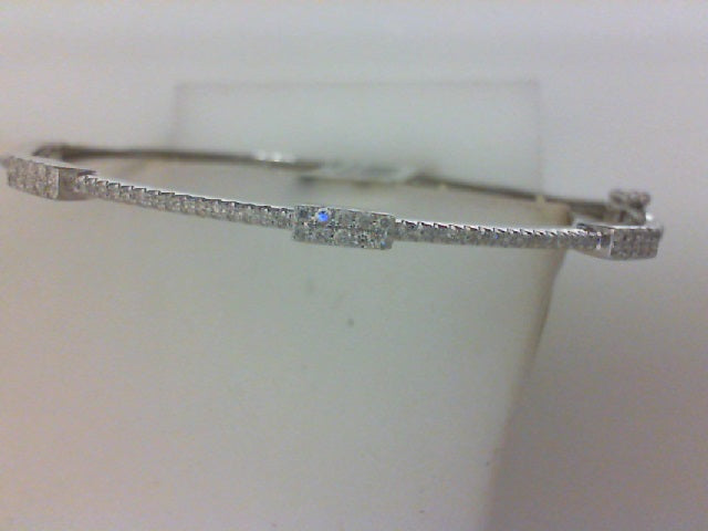 14KT .29CTTW 78RD DIA BANGLE