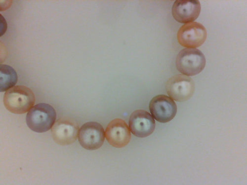 8-9MM MULTI COLOR FW PEARL STRETCH BRAC