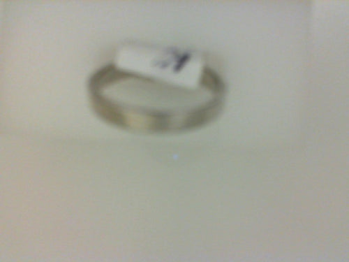 14KT WG 3MM FLAT BAND