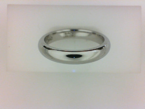 COBALT PRIME DOME BAND W BRIGHT FINISH SZ10 4MM
