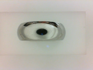 COBALT PRIME DOME BAND W BRIGHT FINISH 8MM