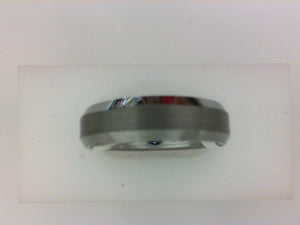 GTS TUNGSTEN 6MM DESIGN BRUSHED CENTER