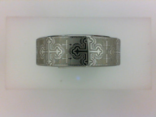 COBALT 7.5MM LASERED CROSS DESIGN