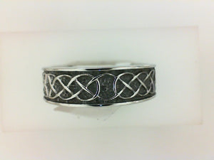 COBALT 7MM CELTIC KNOT BLACKENED