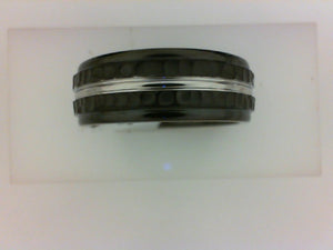 cobalt -blk 8mm hammered ctr