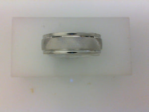 14KT 7MM POL RD EDGE WITH FLORENTINE CENTER