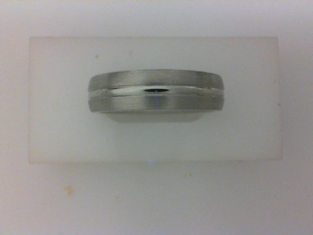 COBALT CHROME 6MM BRUSHED WITH POLISHED CENTER STRIP