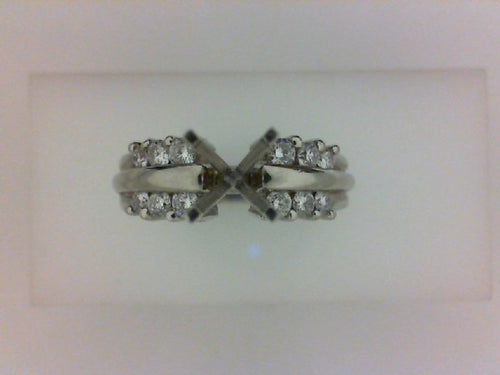 PLAT .40CT TW DIAMOND SEMI MTG