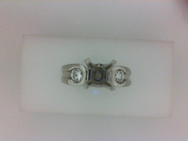 LDS PLAT .39CT DIAMOND SEMI MTG
