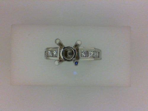 PLAT .46CT TW DIAMOND SEMI MTG