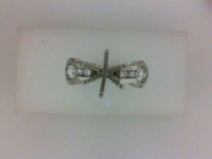 PLAT .73CT TW DIAMOND SEMI MTG