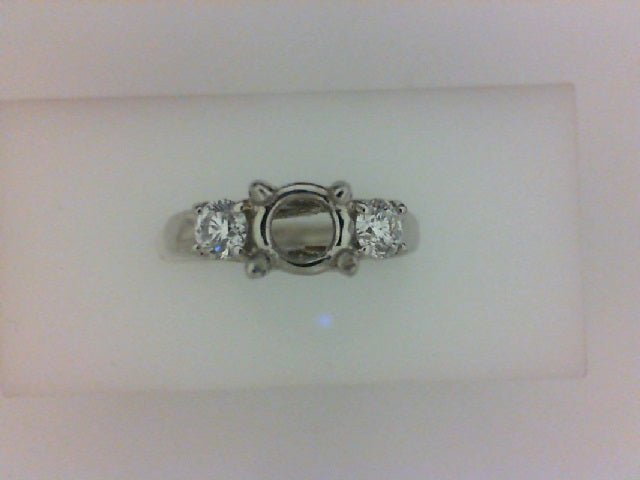 PLAT .47CT TW DIAMOND SEMI MTG