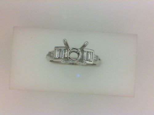 PLAT .36CT TW DIAMOND SEMI MTG