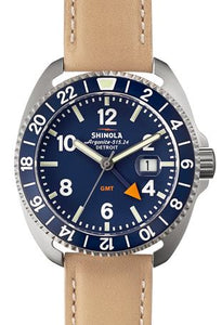RAMBLER 44MM ROYAL BLUE DIAL WITH TAN STRAP