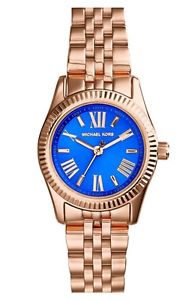 RD ROSE BRACELET WITH BLU DIAL