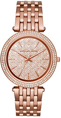 LDS ROSE DIAL W CRY / CRY BEZEL ROSE BRACELET