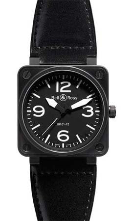 AUTOMATIC W CARBON FINISH CASE BLK DIAL