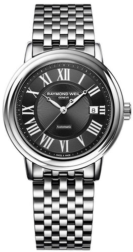GTS MAESTRO AUTO BLK DIAL SS BRACELET
