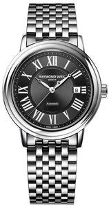 GTS MAESTRO AUTO BLK DIAL SS BRACELET