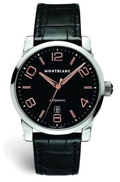 GTSS TMW 42MM AUTOMATIC 21 JEWELS BLACK DIAL / BLACK ALLIGATOR STRAP