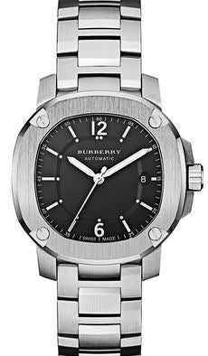 GTS AUTOMATIC BLK DIAL STEEL BRACELET
