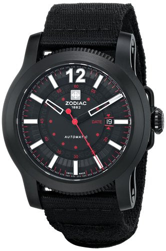 ZMX07 BLK DIAL BLK CLOTH STRAP