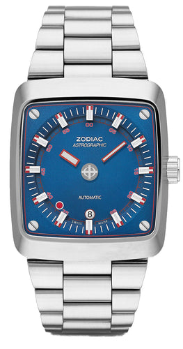 ASTR AUTO BLUE DIAL STEEL BRACELET