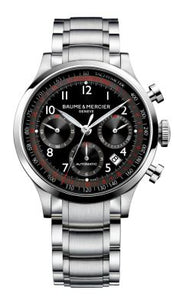 CAPELAND STEEL CHR AUT XL BLK & ANTHTACITE DIAL SS BRAC