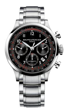 CAPELAND STEEL CHR AUT XL BLK & ANTHTACITE DIAL SS BRAC