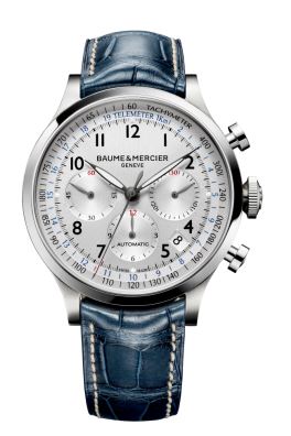 CAPELAND CHR AUTO XXL SIL DIAL BLUE ALI STRAP