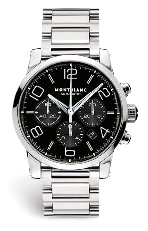 GTS TMW STEEL 43MM AUTOMATIC 27 JEWELS BLACK DIAL STEEL BRCLT