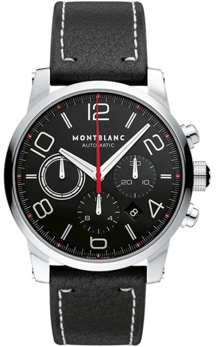 GTS TMW STEEEL 43MM AUTOMATIC 27 JEWELS BLACK DIAL /BLACK CALF STRAP