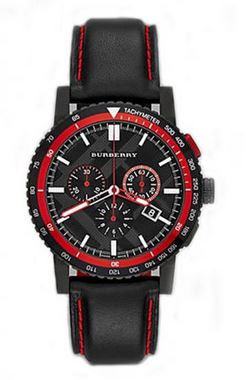 BLK & RED DIAL/BEZEL BLK & RED STRAP