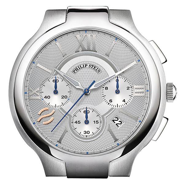 45MM STEEL SIL CHRONO DIAL