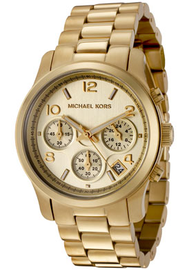 YELLOW GOLDEN MID SIZE CHRONO RUNWAY