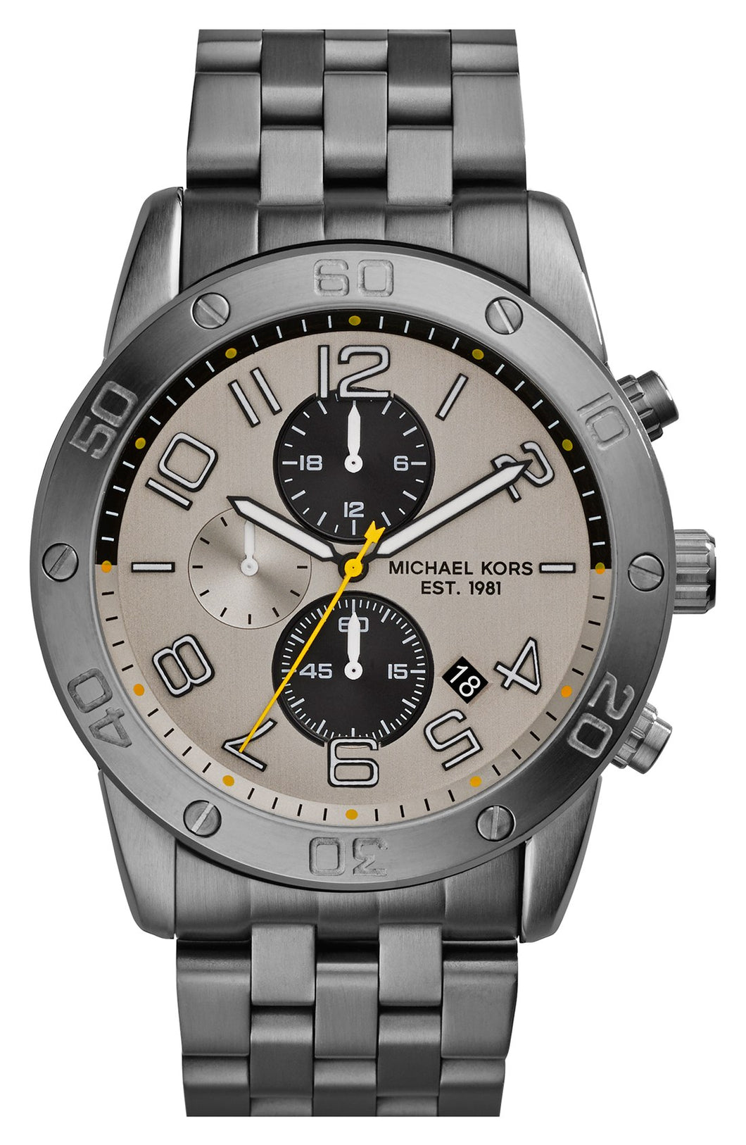 GTS GUN METAL CASE & BRACELET GREY DIAL