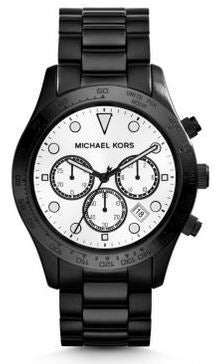 GTS WHITE DIAL BLK CASE/ BRACELET