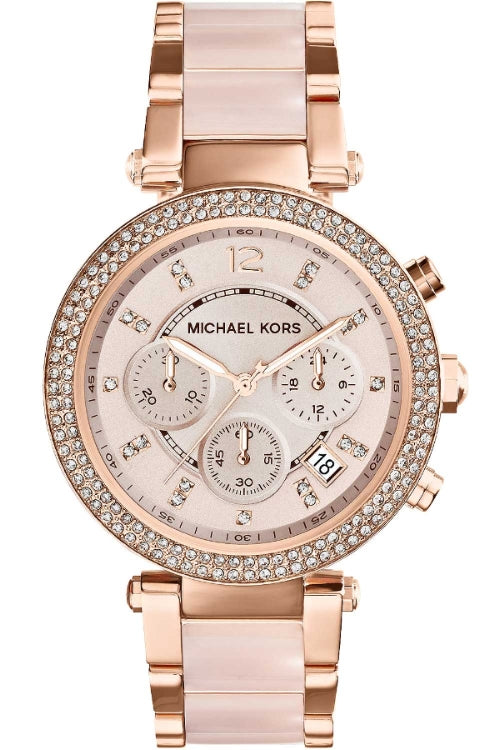 ROSE CHRONO CRY BEZEL & DIAL
