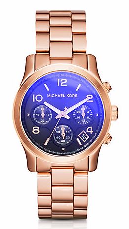 ROSE WITH BLUE DIAL