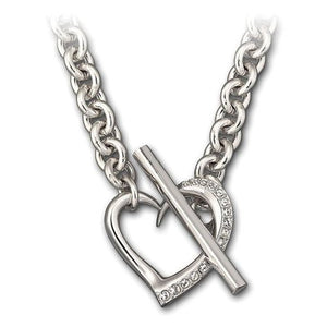 NASTASIA COLLAR HRT TRUTH TOGGLE NECKLACE