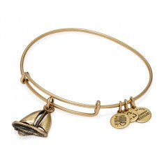 Initial F Charm Bangle