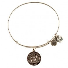 Fleur de Lis Charm Bangle