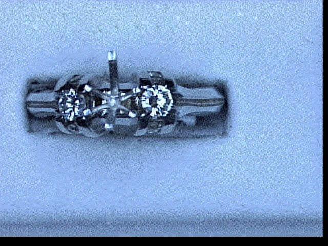 14KT WG .49CT TW DIAMOND SEMI MTG