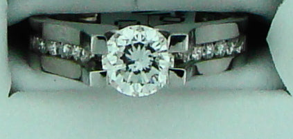 18KT WG .30CT TW DIAMOND SEMI MTG