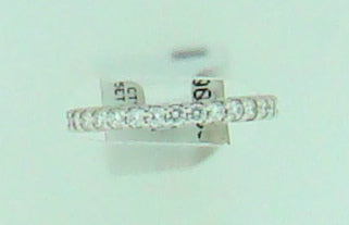 18KT WG .75CT TW DIAMOND ETERNITY BAND