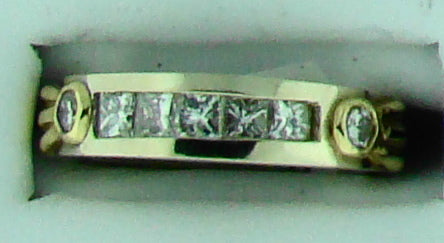 INV DIA .97CT TW 1ROW INV&2RD ASIDES