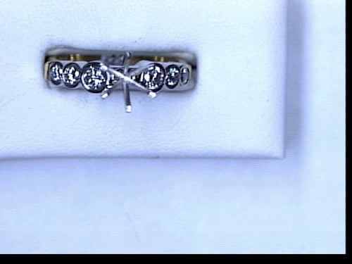 18KT PLAT .56CT TW DIAMOND SEMI MTG