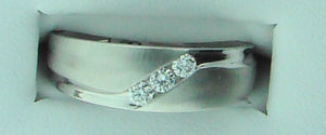 GTS 14KT WG .21CT TW DIAMOND RING A QUALITY