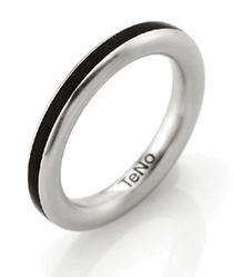 LUVA 3.5MM W CERAMIC INLAY RING